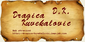 Dragica Kuvekalović vizit kartica